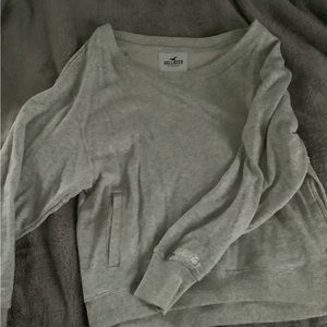 off shoulder Hollister sweatshirt